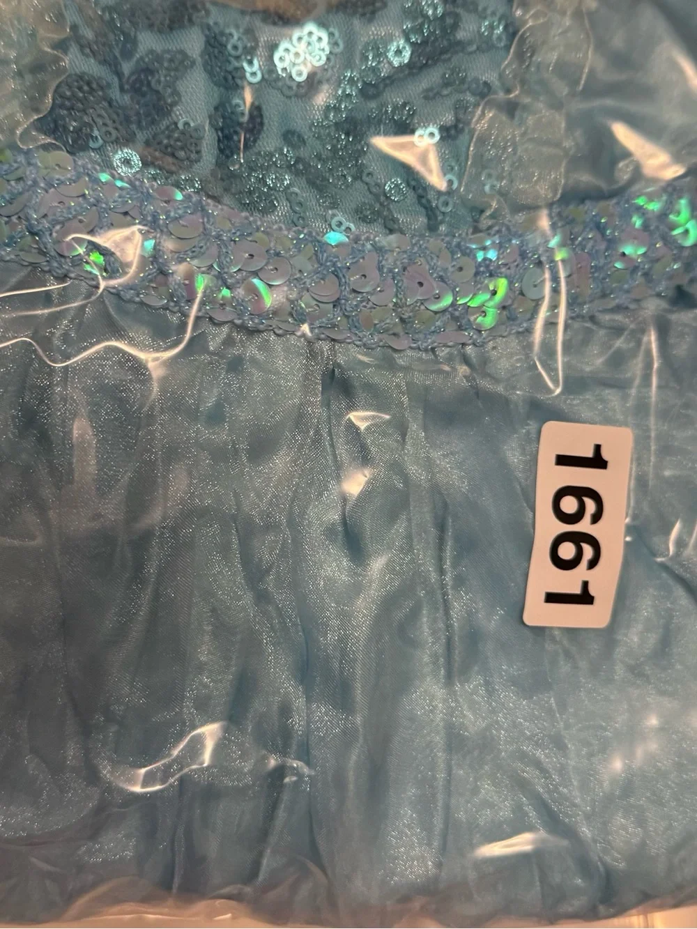 Little Girl Blue Princess Costume Dress - Elsa like Costume size 5